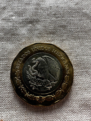 Moneda Conmemorativa Bicentenario De La Independencia $20.00