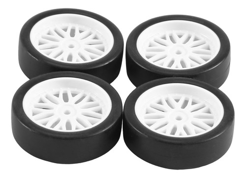 Neumático Duro Rc Drift Tire Wheel De 4 Piezas Para Ldrc Ld1