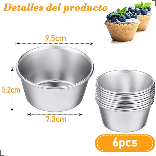 . Molde Pastelero Redondo Para Repostería De Aluminio 6