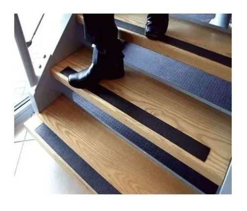 Imagem 5 de 5 de Fita Antiderrapante Lixa 50mm X 20m Preto Piso Prova Água