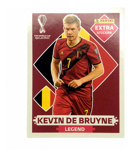 Kevin De Bruyne Base - Extra Sticker Panini Qatar 2022 Fifa