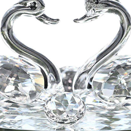 Estatua De Cisne De Cristal Artificial, Difusor, Blanco