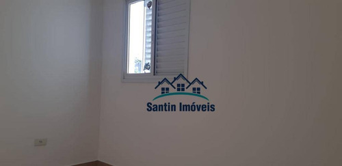 Cobertura Com 2 Dormitórios(01 Suíte)espaço Gourmet,02 Vagas Cobertas À Venda, 146 M² Por R$ 425.000 - Vila Humaitá - Santo André/sp - Co0506