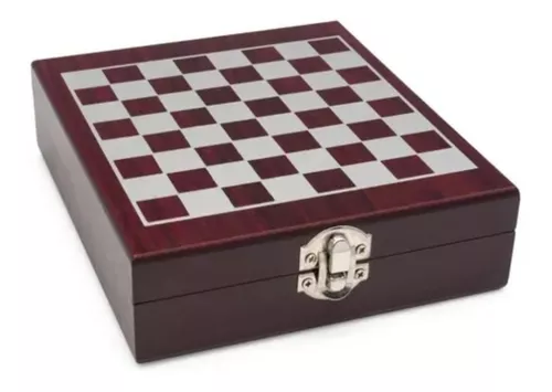 Kit 4 Jogo Xadrez Luxo Em Madeira Mdf 33 Cm - 2046 em Promoção na Americanas