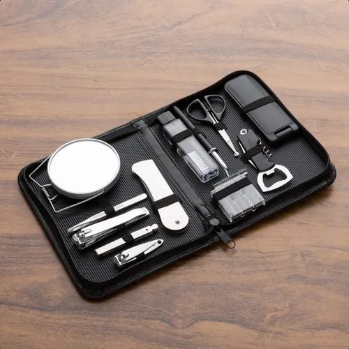 Kit Cuidados Pessoais Masculino Cortador Pente + Brinde