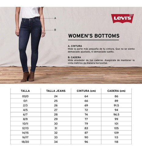 Vaqueros Levi's 710 Innovation Super Skinny gris mujer