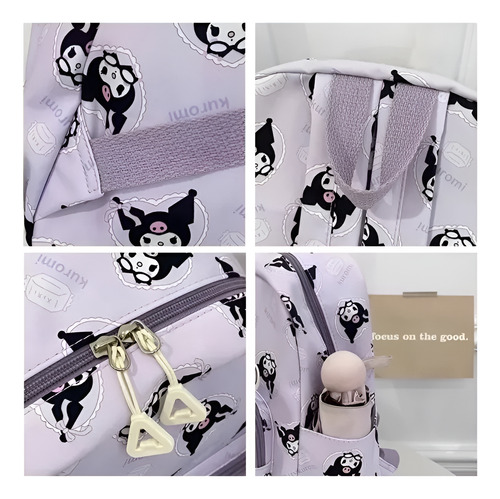 Mochila Backpack Kuromi Hello Kitty Cinnamonroll Escolar