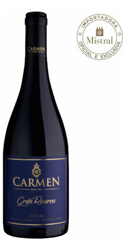 Vinho Carmen Gran Reserva Syrah 2021 Viña Carmen 750ml