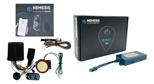 Alarma Moto Nemesis M70 Proximidad App Con Gps G100a 4g