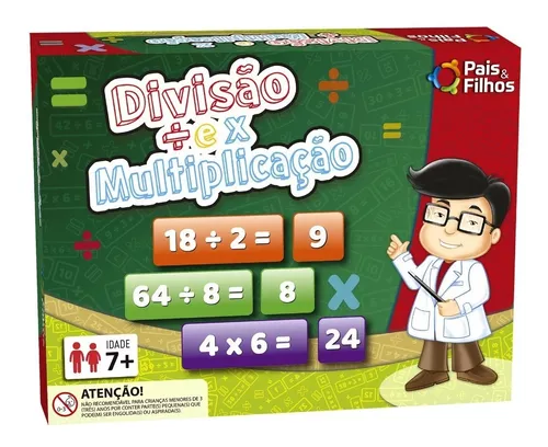 Aprendendo a Tabuada Jogo Educativo e Pedagógico em Madeira