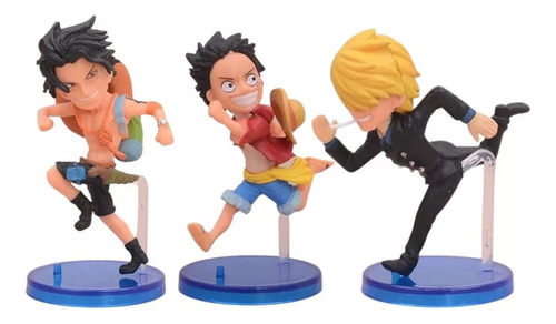 Muñecos One Piece. Muñeco Luffy. Muñeco Zoro. Set X 12