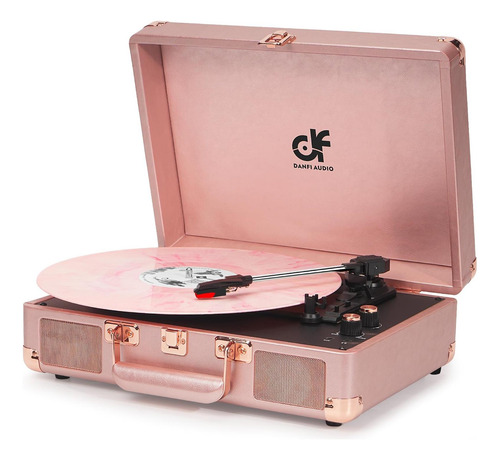 Reproductor De Vinilo De Discusión De 3 Velocidades Playcase