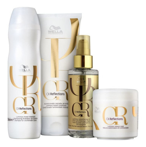 Wella Oil Reflections - Kit Trio Pq + Óleo 100ml