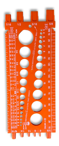 Comprobador De Roscas Métricas Y Pulgadas (w), Calibres De R