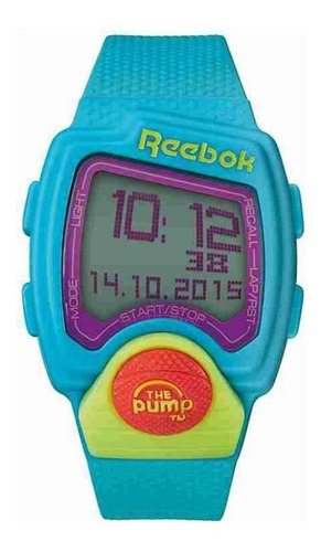 Reloj Reebok Rc-pli-g9-plpl-sp Exclusivo /relojería Violeta Color de la correa Celeste