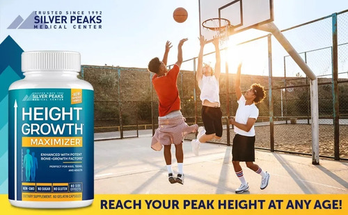 Imagen 2 de 5 de Height Growth Maximizer Vitaminas Crecer Estatura Cm Alto