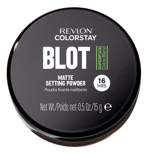 Revlon Colorstay Blot Polvo Facial, Matificante, Difuminado.