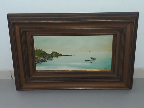 1887- Eduardo Camões Ose 62x42cm Com Moldura - Marinha. (Usado)