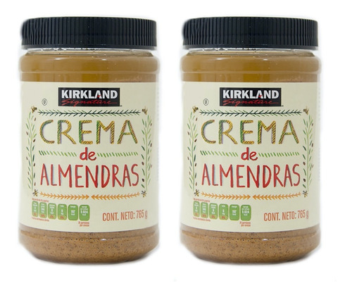 Paquete 2 Crema De Almendras Kirkland Signature 765 Gr C / U