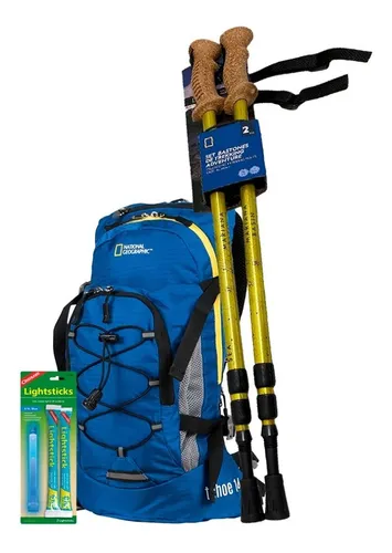Mochila De Hidrataci n Con Bastones Para Senderismo Natgeo