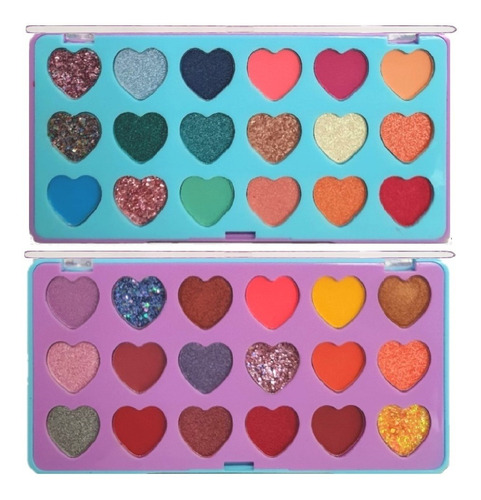 Paleta De Sombras Romantic Colors Jasmyne Cor A Cor da sombra 18