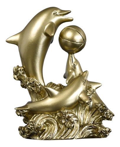 Estatuilla De Delfín, Colección De Esculturas De Animales