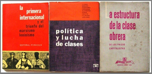Primera Internacional 4ts Lucha Clases Marxismo Comun Bolche (Usado)