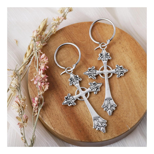 Pendiente De Cruz Gótica De Sacina, Pendientes Góticos, De