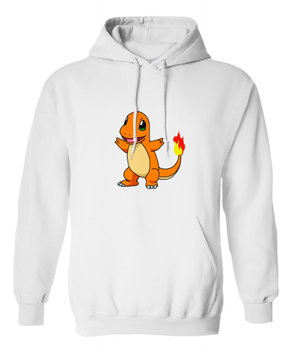 Sudadera  Con Gorro  Pokemon Charmander Llama Fuego