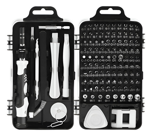 Kit Pro Herramientas Destornillador Electronica 115 En 1