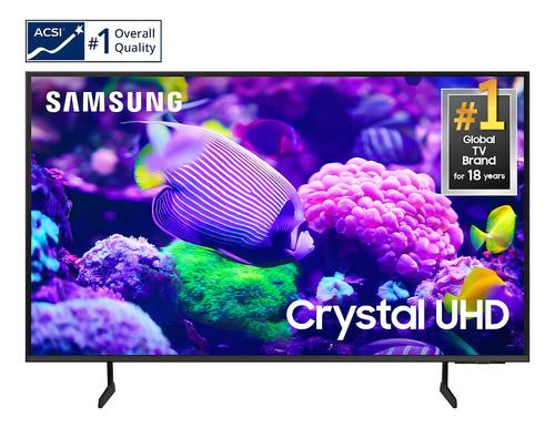 Pantalla Smart TV 55 pulgadas Samsung Crystal UHD DU7200 4K LED WiFi Tizen HDMI - Excelente (Reacondicionado)