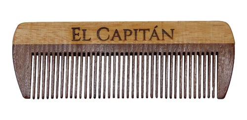 Pente Para Barba Ideal Bolso Em Madeira El Capitán