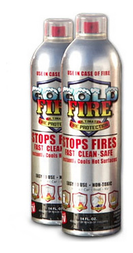 Imagen 4 de 5 de Cold Fire Ultimate Supresor Portátil De Fuego 400ml