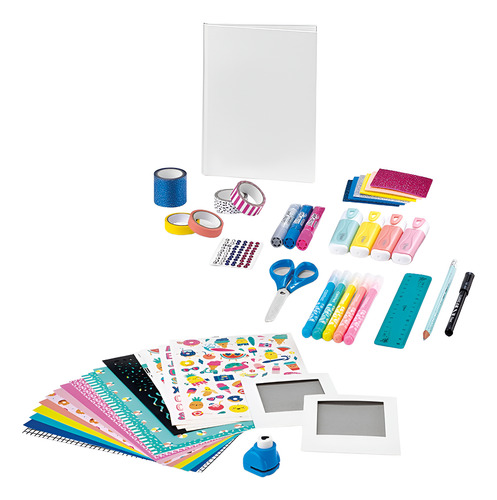 Kit Manualidad Scrap Booking Maped Creativ 50 Accesorios +7