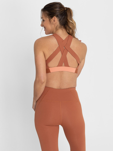 Top Bsoul Para Mujer Bra Iris Ms  Naranja