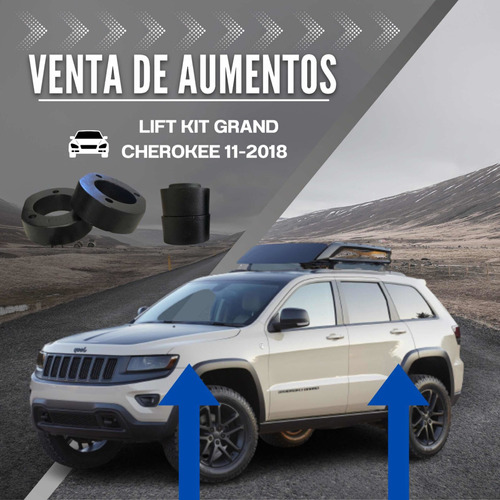 Lift Kit Aumentó Delantero Y Trasero Grand Cheorkee 2011-18