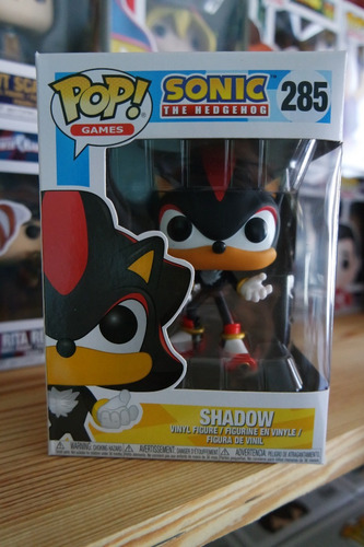 Funko Pop Shadow #285 Sonic The Hedgehog Videojuego Original Color Shadow The Hedgehog #285 / Sonic / Sega Game