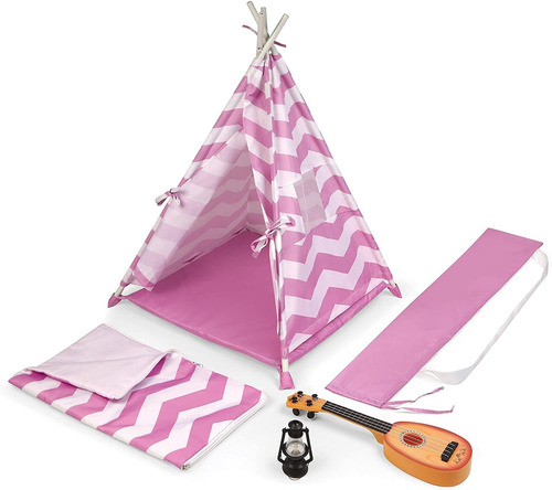 Juego De Carpa Para Muñecas Camping Adventures Con Acc...