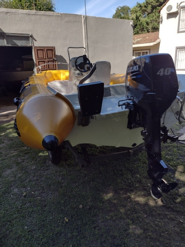 Semirrígido Kiel 505 Año 2018 Con Motor Suzuki 40 Hp 2t 8hs