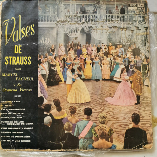 Disco Lp:valses De Strauss- Marcel Pagneul