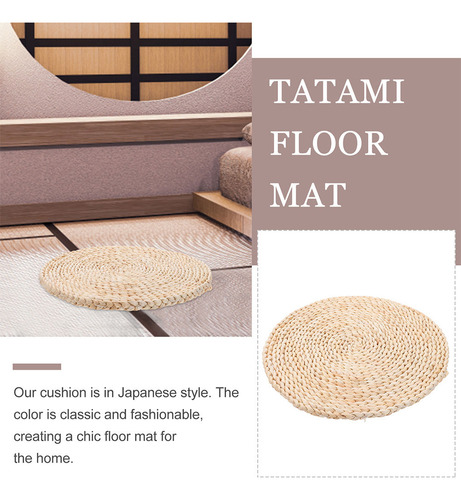 Cojín De Asiento Tejido Natural Para El Hogar, 1 Pieza, Cómo