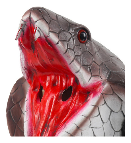 Máscara De Disfraz De Serpiente Espeluznante, Máscara De