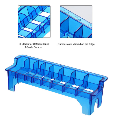 Organizador De Plástico Clipper Guide Con Forma De Peine, Es