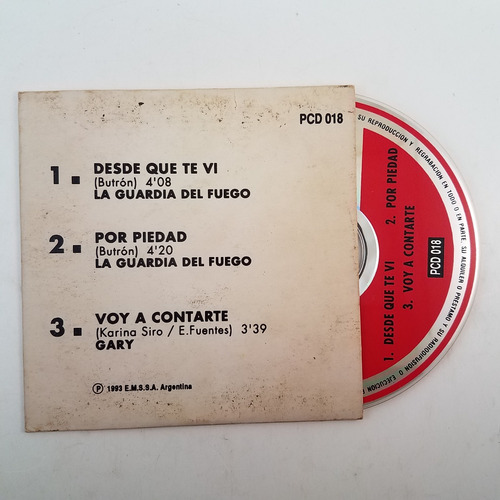 La Guardia Del Fuego - Gary - Pcd018 - Cd Single - Mb