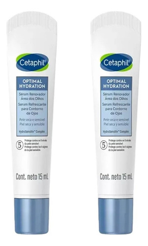 Combo X2 Cetaphil Optimal Hydration Contorno De Ojos 15 Ml