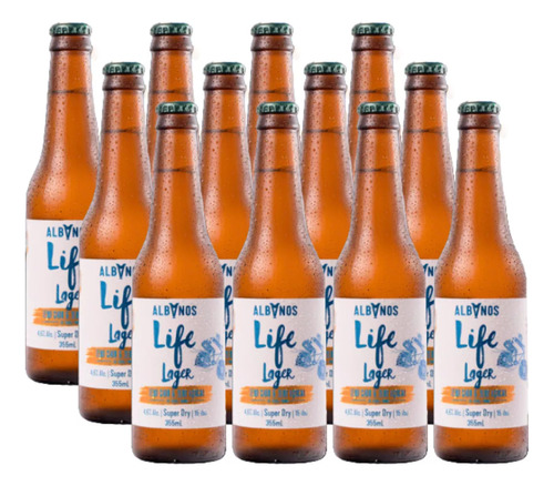 Cerveja Albanos Fit Sem Carboidrato, Sem Áçucar Low Car C/10