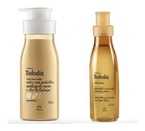 Combo Colônia Macadâmia 200ml + Hidratante Macadâmia 400 Ml