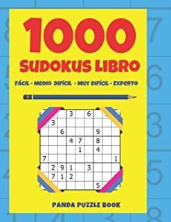 1000 Sudokus Libro - Fácil - Medio - Difícil - Muy Dif Lmz1