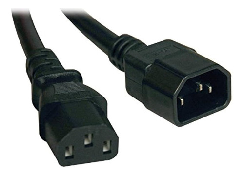 Cable De Alimentación Tripp Lite 14 Awg Resistente C13 A C14