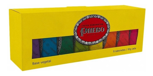 Imagem 3 de 3 de Kit Sabonete Em Barra Phebo Tradicional 90g 8 Unidades